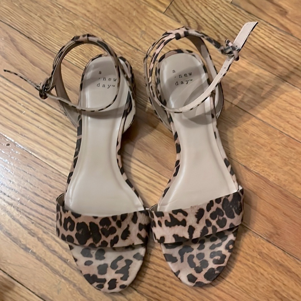A New Day Leopard Sandals